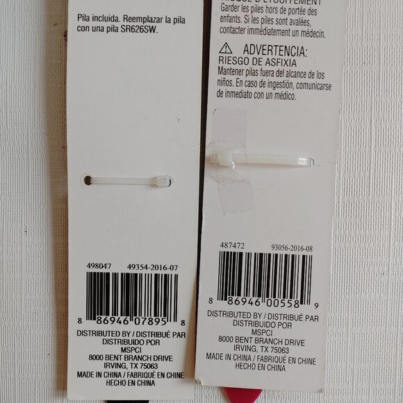 PAIR of Watches BNIP Pink Watch Black Watch - Picture 2 of 4